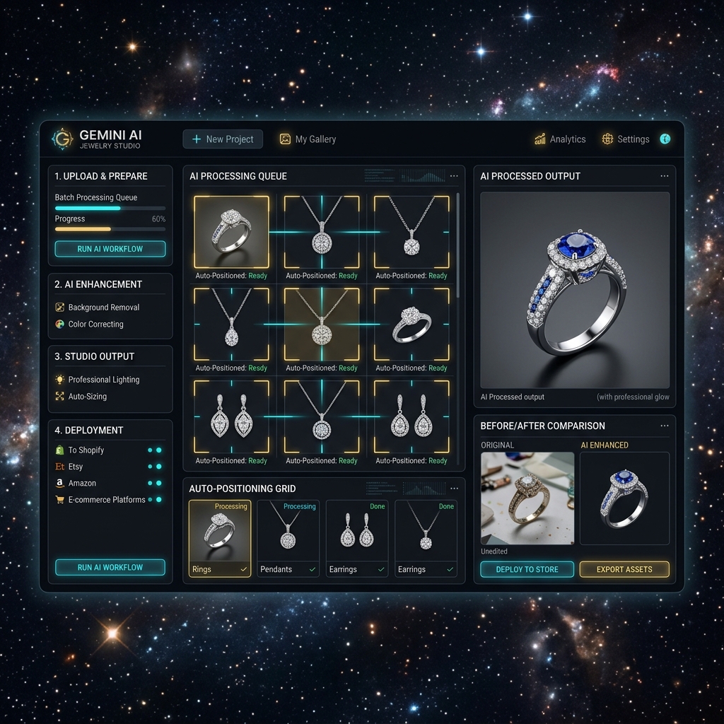 AI Jewelry Photography App