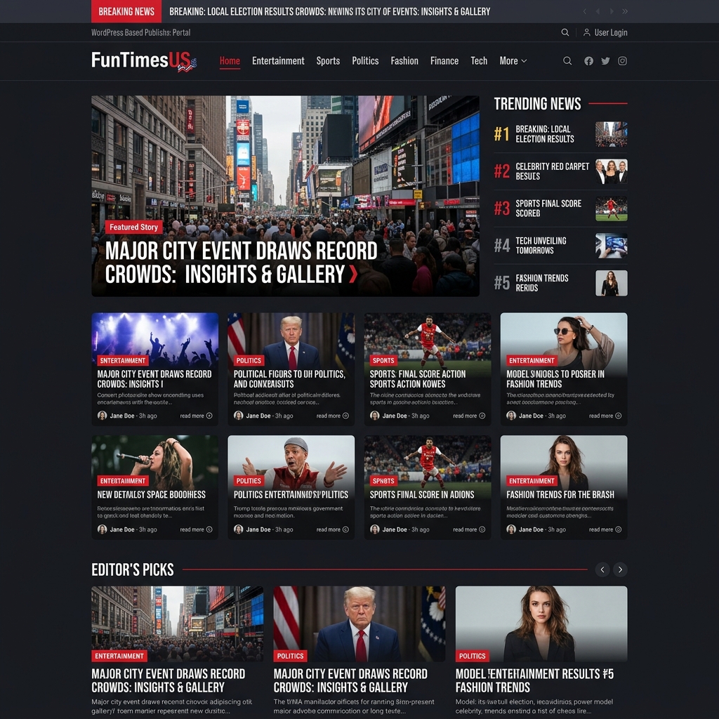 FunTimesUS news portal