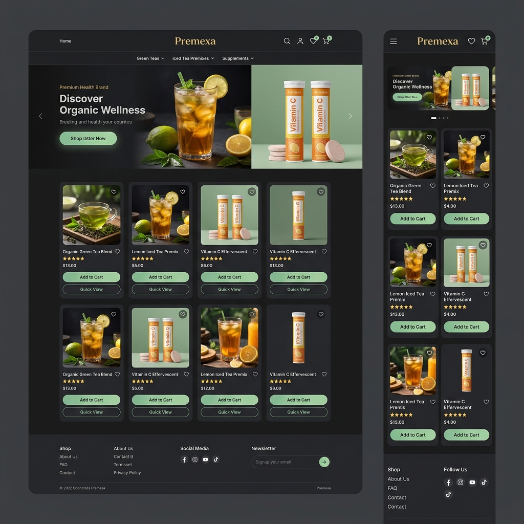 Premexa health e-commerce